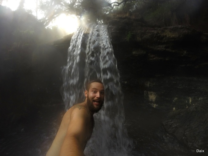 Waterfall spout bath Rotorua