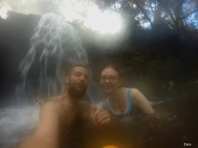 Waterfall spout bath Rotorua